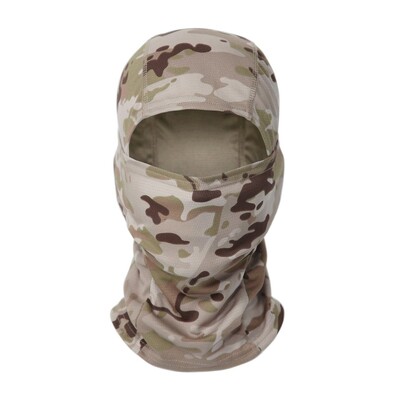 Τακτική μάσκα Airsoft Full Face Balaclava Ποδήλατο Ποδηλασία Κασκόλ πεζοπορίας Ψάρεμα Μάσκες σκι για σνόουμπορντ Καπέλο κουκούλας άνδρες γυναίκες