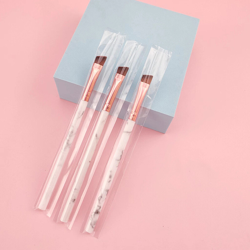 Noua perie Diagonal Blade pentru eyeliner Perie pentru machiaj pentru ochi Instrumente de frumusețe Perie moale multifuncțională Perie delicată pentru sprâncene