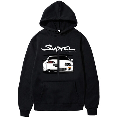 2023 Initial D Supra Hoodies Ανδρικά και γυναικεία JDM Manga print Loose casual μακρυμάνικο Ιαπωνικό casual αθλητικό φούτερ