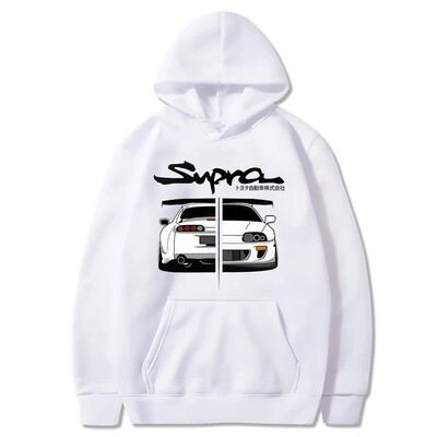 2023. aasta Initial D Supra Hoodies Meeste ja naiste JDM Manga Print vaba vabaaja pikkade varrukatega Jaapani vabaaja sportlik dressipluus