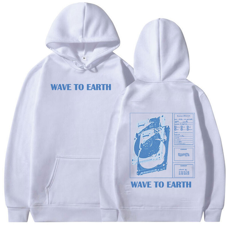 Kórejská kapela Wave To Earth 2024 Tour Album Mikina s kapucňou pre mužov a ženy, hip hopová módna mikina s kapucňou, Kpop oblečenie, nadrozmerné mikiny