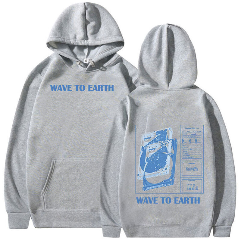 Kórejská kapela Wave To Earth 2024 Tour Album Mikina s kapucňou pre mužov a ženy, hip hopová módna mikina s kapucňou, Kpop oblečenie, nadrozmerné mikiny