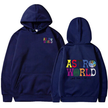 Travis Scott Hoodies Men Look Mom I Can Fly Суичъри с щампи на букви Дамска мода ASTROWORLD Пуловер с качулка Ежедневно спортно облекло