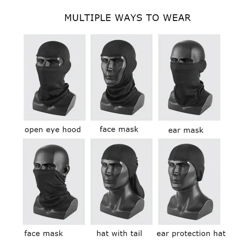 1vnt Balaclava veido kaukė slidinėjimo kaukė vyrams Moterų viso veido kaukė su gaubtu Tactical Snow Motociklas, važiuojantis šaltu oru