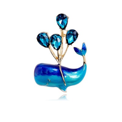 Sulamist tüdrukule kingitus kivist sinine vaal kass armas naiste pross Korea stiilis pross riided aksessuaarid moeehted