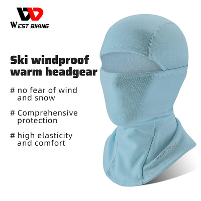 WEST BIKING Αντιανεμική μάσκα SKI Fleece Μοτοσικλέτα Balaclava Χειμώνας Ζεστή Ποδηλασία Ορειβασία Πεζοπορία Κασκόλ Θερμικός Αθλητικός εξοπλισμός