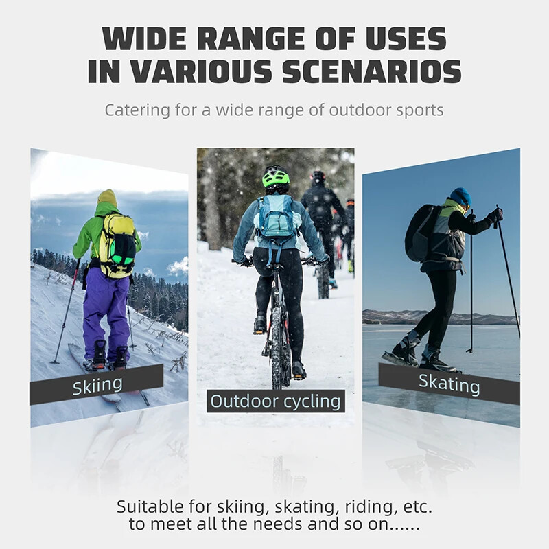 WEST BIKING Mască de schi rezistentă la vânt Fleece Motocicletă Balaclava Iarnă caldă Ciclism Alpinism Drumeții Esarfă Termica Echipament sportiv