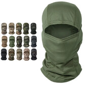 Taktická kukla Multicam s celotvárovou maskou, štítom, cyklistickým airsoftovým poľovníckym klobúkom, maskovacou kuklou, šatkou