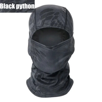 Taktická kukla Multicam s celotvárovou maskou, štítom, cyklistickým airsoftovým poľovníckym klobúkom, maskovacou kuklou, šatkou