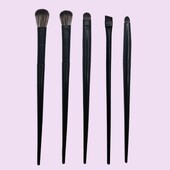 Set četkica za šminkanje, 6kom/komplet, praktična mekana najlonska čekinja, dugotrajna precizna linija za oči Set kistova za šminkanje za žene