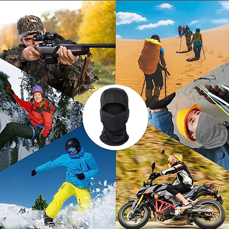 Taktická maskáčová kukla, cyklistická celotvárová maska, vnútorná čiapka, poľovnícka turistika, lyžiarska maska, motocyklová prilba