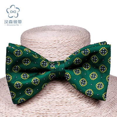 μπλε Ανδρικό παπιγιόν spot χονδρικής νέο εμπριμέ παπιγιόν εργοστασιακό πολυεστερικό παπιγιόν με διαμάντια