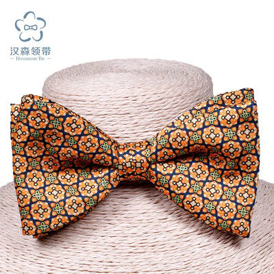 μπλε Ανδρικό παπιγιόν spot χονδρικής νέο εμπριμέ παπιγιόν εργοστασιακό πολυεστερικό παπιγιόν με διαμάντια