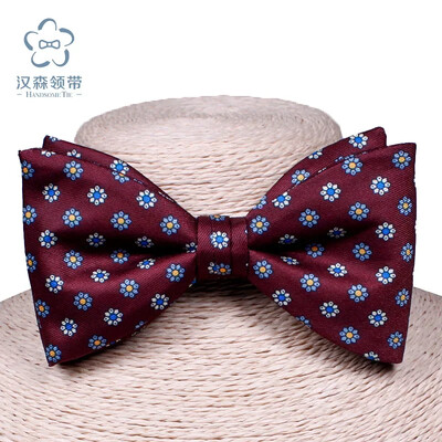 μπλε Ανδρικό παπιγιόν spot χονδρικής νέο εμπριμέ παπιγιόν εργοστασιακό πολυεστερικό παπιγιόν με διαμάντια