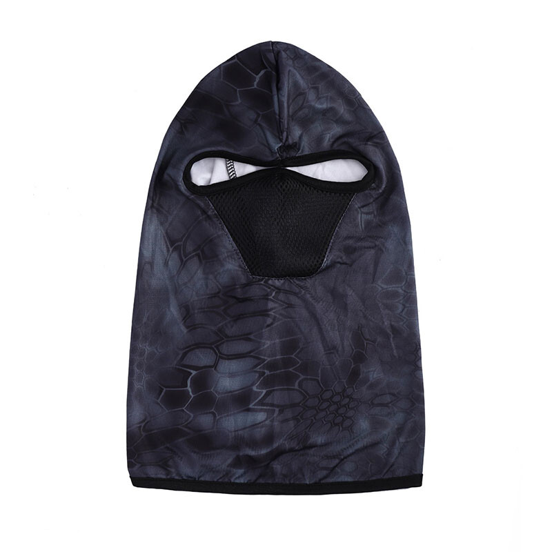 vīrieši riteņbraukšana ātri žūstoša galvassega Tactical Camouflage Balaclava Mesh sejas maska tuksneša pitona raksts atpūta Baotou TSLM1