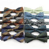 Νεωτερισμός Παπιγιόν με λουλούδια με πεταλούδες πορτοκαλί πράσινο παπιγιόν σε εφαρμογή Ομάδα γραφείου για καθημερινά ρούχα Δώρο επετείου γάμου