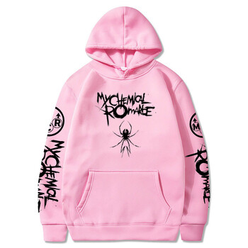 My Chemical Romance Hoodies Punk Band Моден суичър с качулка Хип-хоп пуловер с качулка Мъже Жени Спорт Ежедневни Рок Горни дрехи