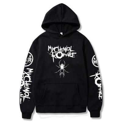 My Chemical Romance Hoodies Punk Band Fashion Φούτερ με κουκούλα Hip Hop Hoodie Πουλόβερ Ανδρικά Γυναικεία Αθλητικά Casual Rock Top Ρούχα