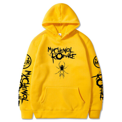 My Chemical Romance Hoodies Punk Band Fashion Φούτερ με κουκούλα Hip Hop Hoodie Πουλόβερ Ανδρικά Γυναικεία Αθλητικά Casual Rock Top Ρούχα