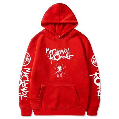 My Chemical Romance Hoodies Punk Band Fashion Φούτερ με κουκούλα Hip Hop Hoodie Πουλόβερ Ανδρικά Γυναικεία Αθλητικά Casual Rock Top Ρούχα