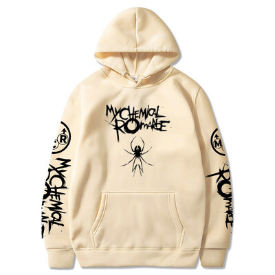 My Chemical Romance Hoodies Punk Band Fashion Φούτερ με κουκούλα Hip Hop Hoodie Πουλόβερ Ανδρικά Γυναικεία Αθλητικά Casual Rock Top Ρούχα