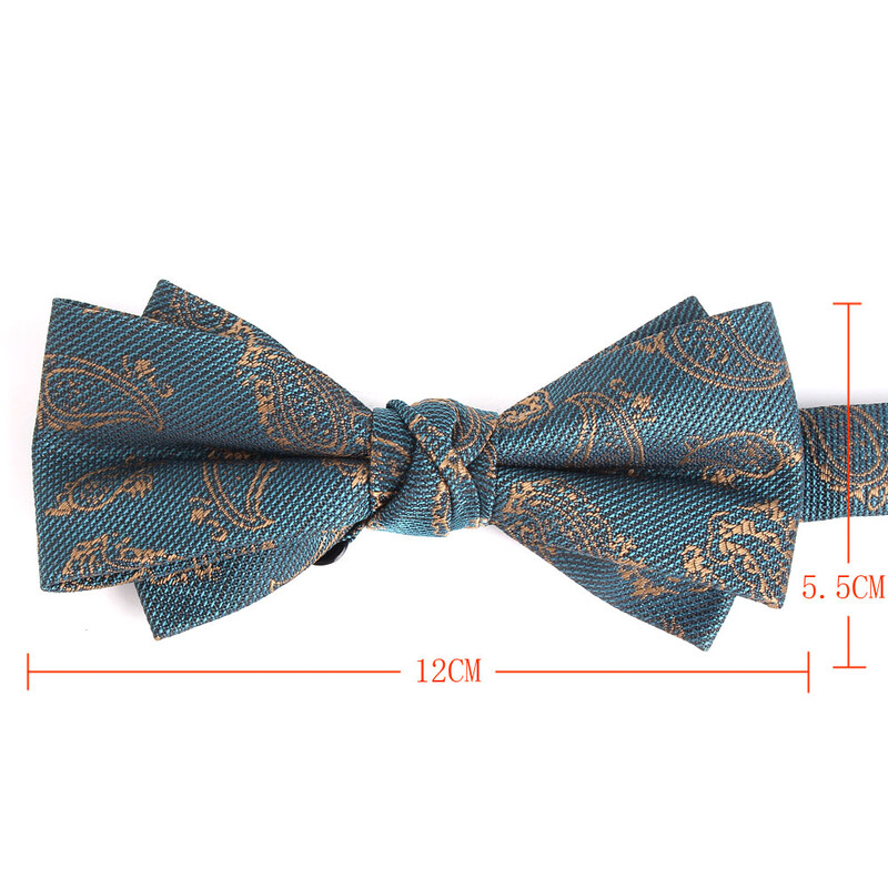 Férfi Csokornyakkendő Alkalmi zöld színű csokornyakkendő Férfinak Női Felnőtt virágos csokornyakkendő Cravats Férfi csokorcsomó bulihoz Kockás esküvői csokornyakkendő