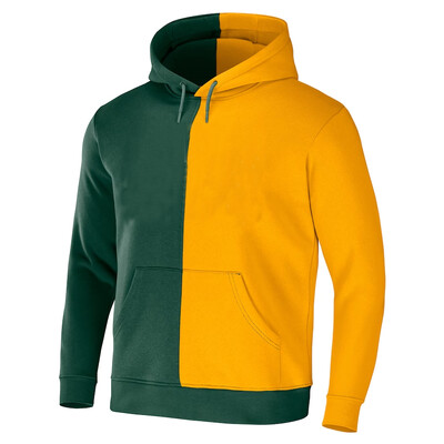 Noua primăvară, toamnă, cu mânecă lungă, unisex, largi, hanorace cu glugă, Green Bay Packers, pulover, în aceeași culoare