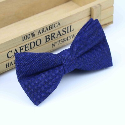 Superior Clasic Formal Lână Bumbac Papion Gravata Culori Multiple Model Houndstooth Cravată Bărbați Lux Tweed Papion