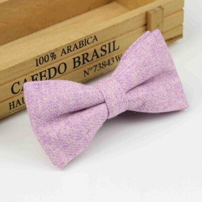 Superior Clasic Formal Lână Bumbac Papion Gravata Culori Multiple Model Houndstooth Cravată Bărbați Lux Tweed Papion