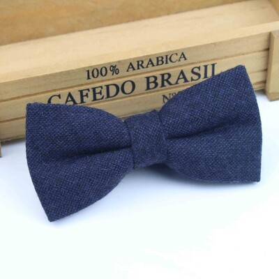 Superior Clasic Formal Lână Bumbac Papion Gravata Culori Multiple Model Houndstooth Cravată Bărbați Lux Tweed Papion