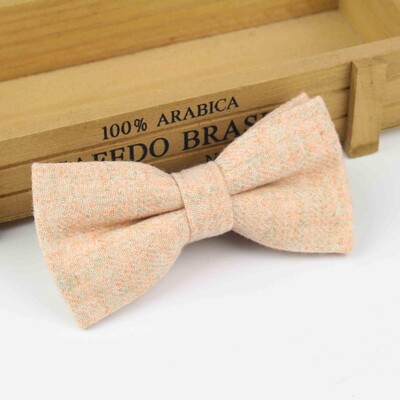 Superior Clasic Formal Lână Bumbac Papion Gravata Culori Multiple Model Houndstooth Cravată Bărbați Lux Tweed Papion