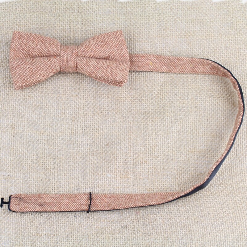 Superior Clasic Formal Lână Bumbac Papion Gravata Culori Multiple Model Houndstooth Cravată Bărbați Lux Tweed Papion