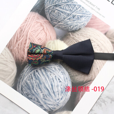 Γαμήλιο νέο παπιγιόν πεταλούδας κουμπάρας, ανδρικό παπιγιόν με εμπριμέ πολυεστέρα, επίσημο business casual παπιγιόν