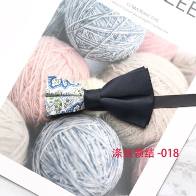 Γαμήλιο νέο παπιγιόν πεταλούδας κουμπάρας, ανδρικό παπιγιόν με εμπριμέ πολυεστέρα, επίσημο business casual παπιγιόν