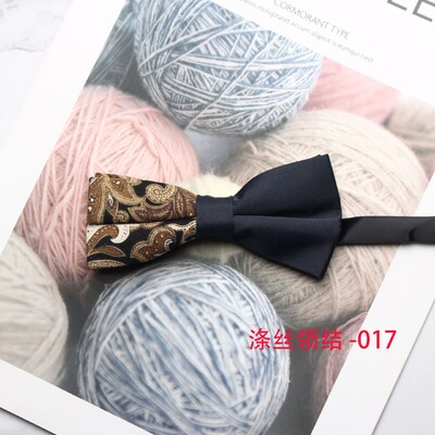 Γαμήλιο νέο παπιγιόν πεταλούδας κουμπάρας, ανδρικό παπιγιόν με εμπριμέ πολυεστέρα, επίσημο business casual παπιγιόν