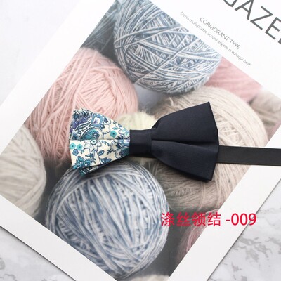 Γαμήλιο νέο παπιγιόν πεταλούδας κουμπάρας, ανδρικό παπιγιόν με εμπριμέ πολυεστέρα, επίσημο business casual παπιγιόν