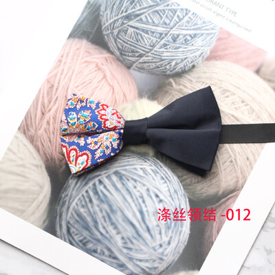 Γαμήλιο νέο παπιγιόν πεταλούδας κουμπάρας, ανδρικό παπιγιόν με εμπριμέ πολυεστέρα, επίσημο business casual παπιγιόν