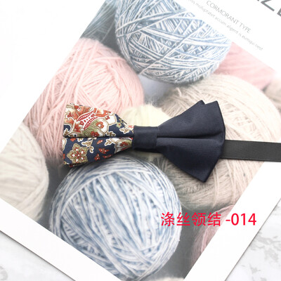 Γαμήλιο νέο παπιγιόν πεταλούδας κουμπάρας, ανδρικό παπιγιόν με εμπριμέ πολυεστέρα, επίσημο business casual παπιγιόν