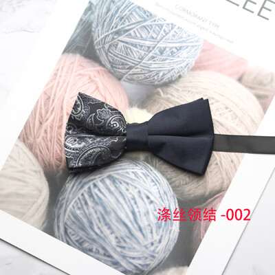 Γαμήλιο νέο παπιγιόν πεταλούδας κουμπάρας, ανδρικό παπιγιόν με εμπριμέ πολυεστέρα, επίσημο business casual παπιγιόν