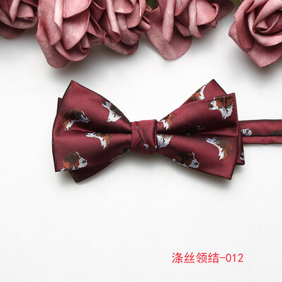 Primavara nou costum personalizat barbati camasa pene model animal studio shooting banchet papion