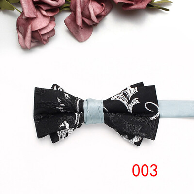 Papion de afaceri de înaltă calitate pătrat pentru bărbați, papion de modă britanică, banchet de nuntă prosop de buzunar papion profesional