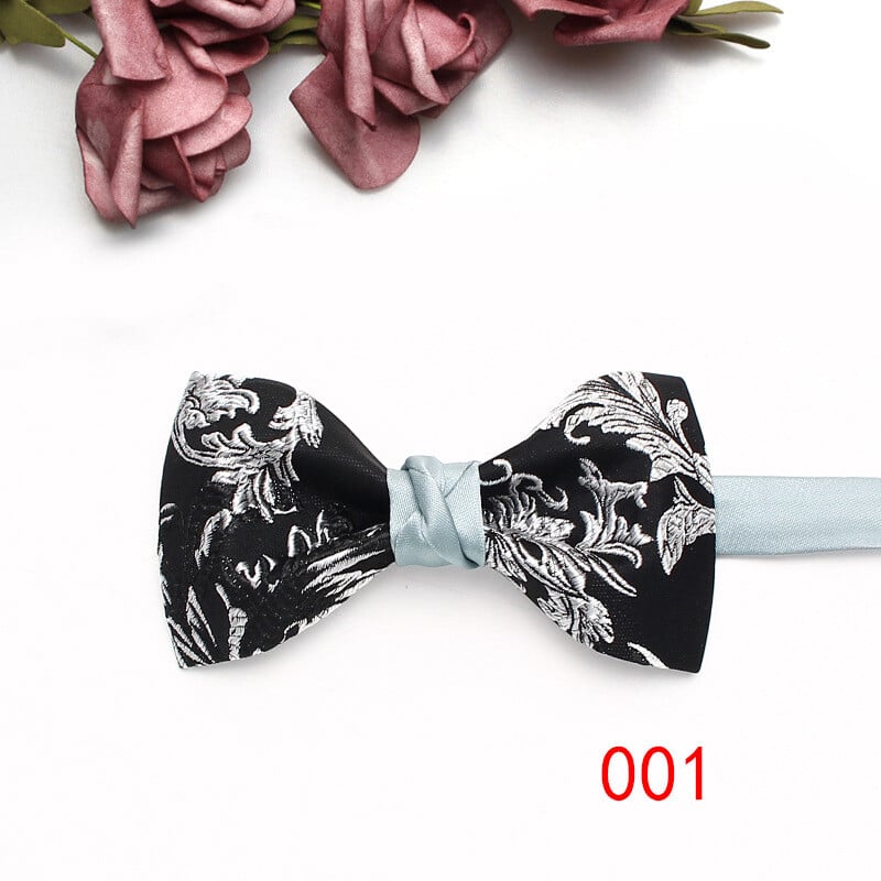 Papion de afaceri de înaltă calitate pătrat pentru bărbați, papion de modă britanică, banchet de nuntă prosop de buzunar papion profesional