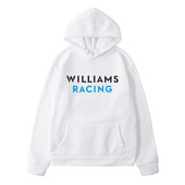 WILLIAMS RACING High Street Hanorac supradimensionat pentru femei din bumbac de înaltă calitate, pentru bărbați și femei