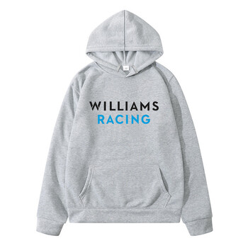 WILLIAMS RACING High Street Дамски големи суичъри с качулка Висококачествен памук Мъжки и дамски свободен поларен суитшърт Суичър с качулка