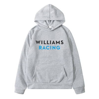 WILLIAMS RACING High Street Hanorac supradimensionat pentru femei din bumbac de înaltă calitate, pentru bărbați și femei