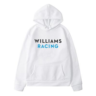 WILLIAMS RACING High Street Hanorac supradimensionat pentru femei din bumbac de înaltă calitate, pentru bărbați și femei