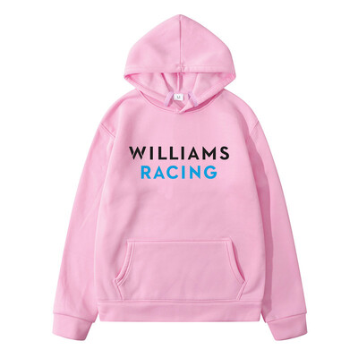 WILLIAMS RACING High Street Hanorac supradimensionat pentru femei din bumbac de înaltă calitate, pentru bărbați și femei