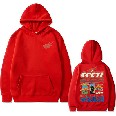 Cactus Jack Hoodie Υψηλής ποιότητας Ανδρική Γυναικεία Μόδα Casual Φούτερ Μπλούζες Ανδρικά Hip Hop Oversized Hoodies Ανδρικά vintage streetwear