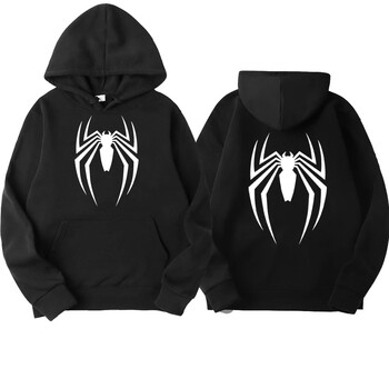 Spider Goth Y2k Essentials Hoodie Мъжки дрехи Мъжки суитшърт Суичър Ново в качулки и суичъри Мъжки дизайнерски дрехи