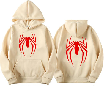 Spider Goth Y2k Essentials Hoodie Мъжки дрехи Мъжки суитшърт Суичър Ново в качулки и суичъри Мъжки дизайнерски дрехи